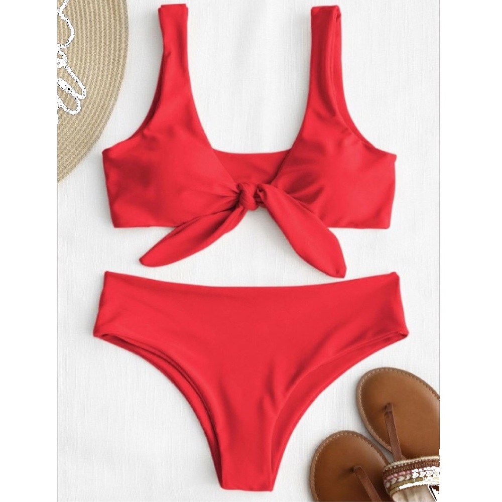 🍒Front Knot Padded Bikini🍒